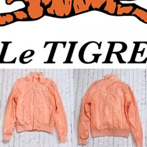 COPY - 1990's Le Tigre Peachy Coral Windbreaker Jacket